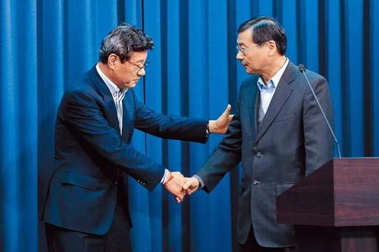 林荣德（左），曾铭宗（右）