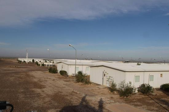 日本人早年建造的野外营房因退出项目，后来转让给了中方。