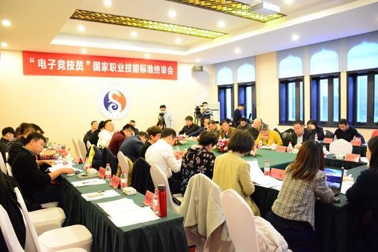“电子竞技员”国家职业技能标准终审会现场 邓方佳摄