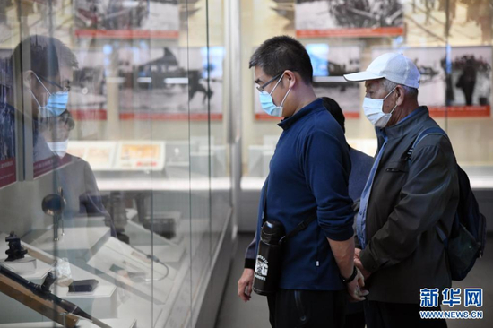 观众在香山革命纪念馆参观（2020年5月5日摄）。新华社记者 任超 摄