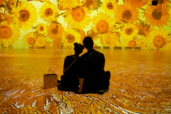 纽约“沉浸式梵高” 展 “约会夜”，Immersive Van Gogh展供图