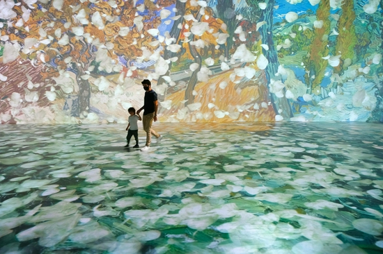 “飞跃梵高”，Beyond Van Gogh展供图