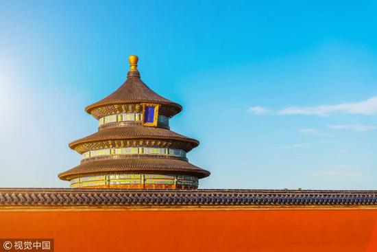 天坛祈年殿。（资料图）