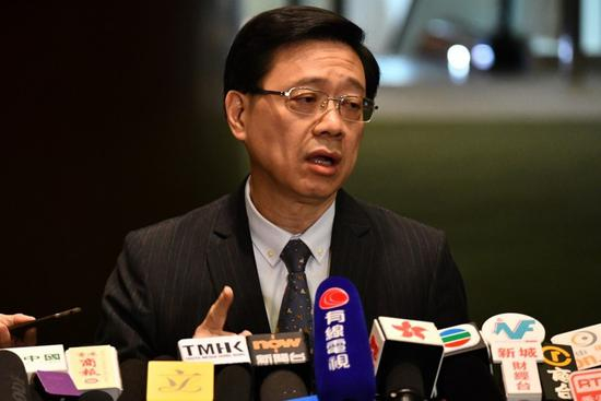 香港特区政府保安局局长李家超。（图源：橙新闻）