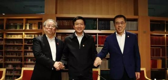 从左至右：陈平、魏小东、王宁