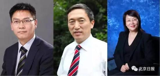 从左至右：李红良、裴钢、耿美玉