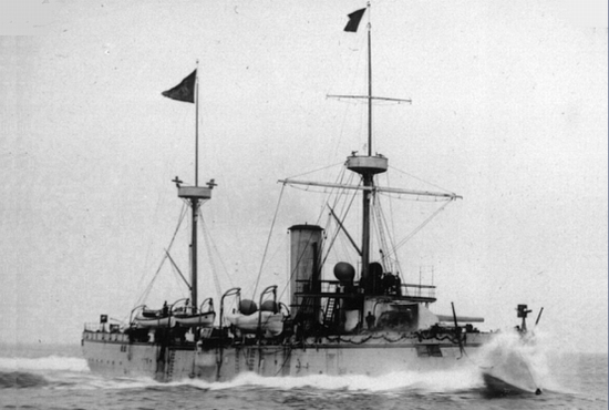 Tyne &amp; Wear档案馆保存的致远舰试航时的照片