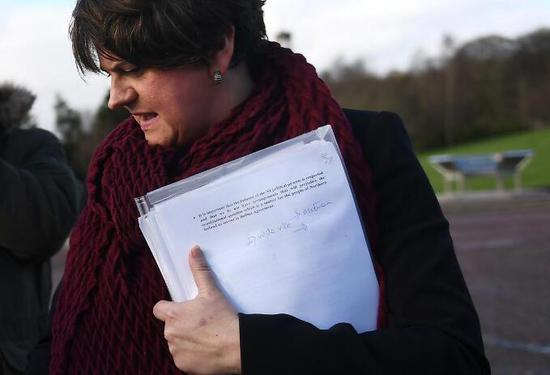 （北爱民主统一党党魁福斯特 图片来源：路透社）