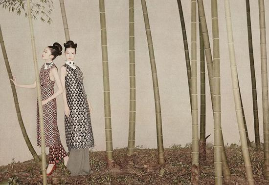 孙郡人像作品