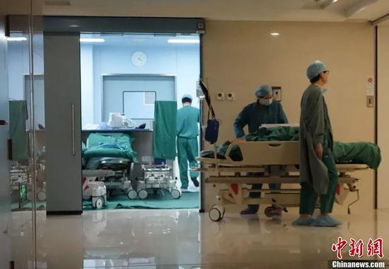 北京协和医院病房。中新社发&nbsp;刘关关&nbsp;摄