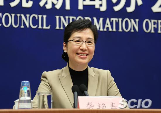 国新办新闻局副局长、新闻发言人袭艳春 本文图均为 国务院新闻办公室网站 图