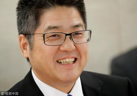 　　乐玉成在会上说“中国的成就表明，现代化的道路不止一条，每个国家都可以选择自己的发展道路和人权保护模式”