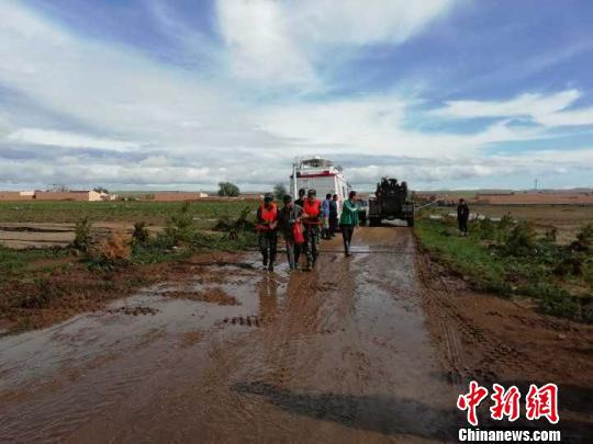 图为受灾现场。　单继梅　摄