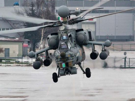 图为米-28N武装直升机