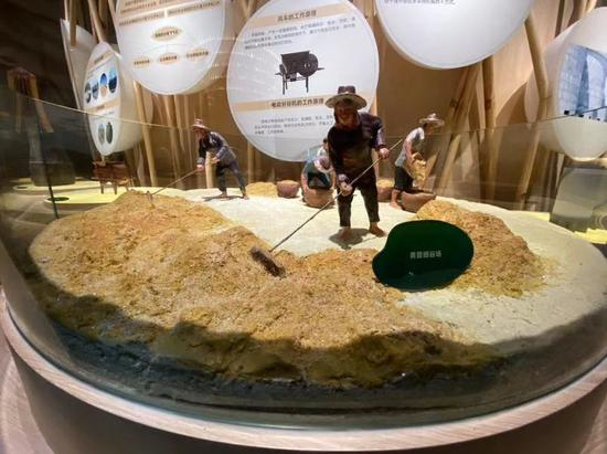 博物馆内还原了中国人民的稻作文化。新京报记者 王巍 摄