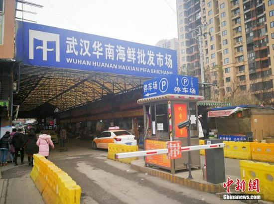 资料图：武汉华南海鲜批发市场。中新社记者 张畅 摄