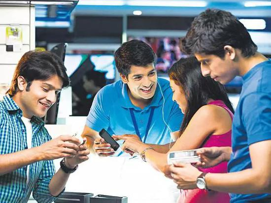 中国品牌手机在印度大卖