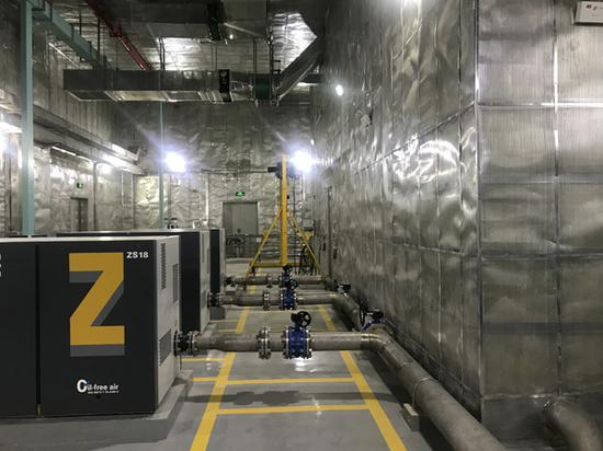 位于双廊镇的下沉式污水处理厂已经在运行。