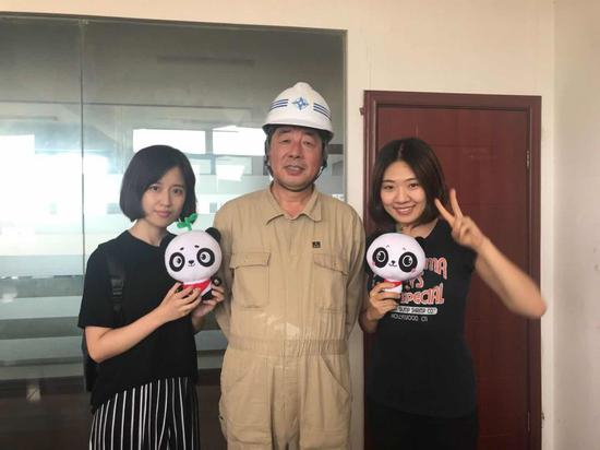 环环与天航局副总工程师王健