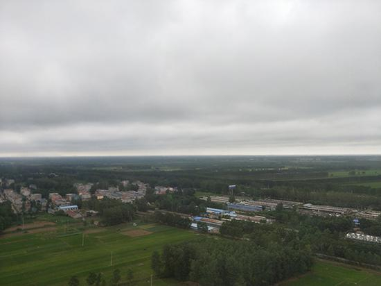 航拍连云港白塔埠机场周围环境 &nbsp;复旦大学新闻学院 班慧 摄