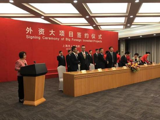 签约现场 澎湃新闻记者 邹娟 摄
