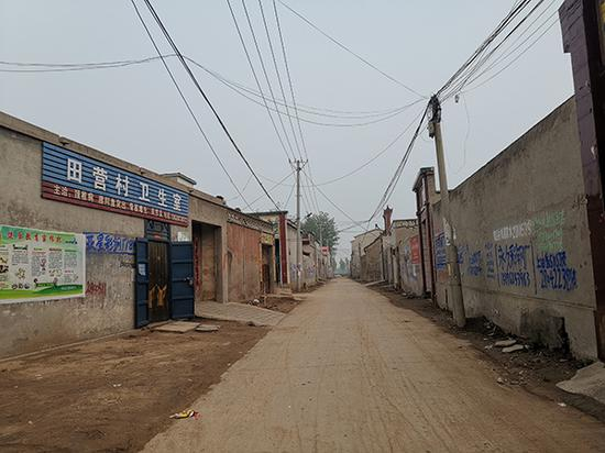 　4月11日，田营村。