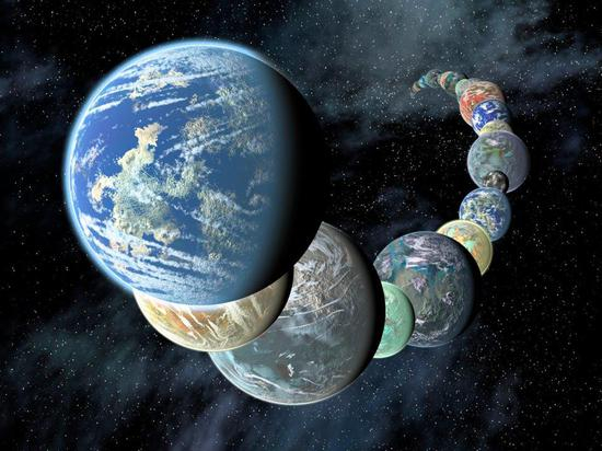 ∆&nbsp;类地行星有着不同的大小和成分。图据NASA