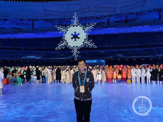 ▲冷明宇在演出现场。图片来源/受访者提供