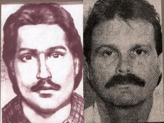 ▲素描图和嫌疑人本人照片对比 受访人供图