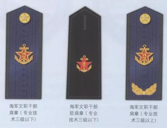 1993年和1999年，士官肩章两次调整等级和图案。