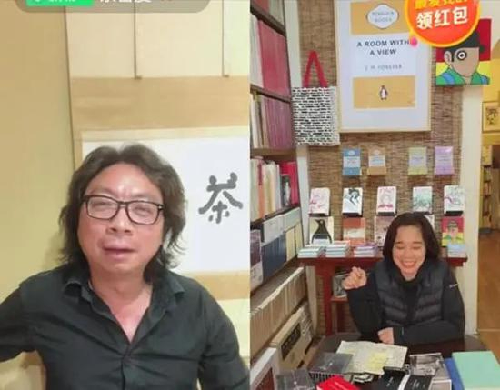 　同为独立书店创始人的朱钰芳和许知远已是多年朋友，这次连麦还是二人首次网上相见。