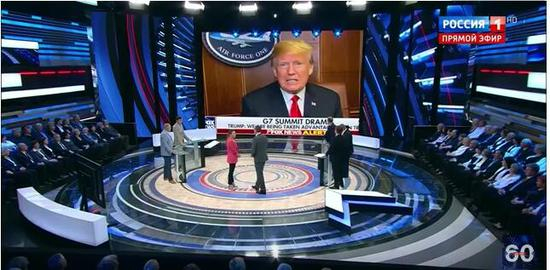 俄罗斯《60分钟》节目截图