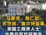 马斯克黄仁勋苏世民等参加白宫欢迎宴会
