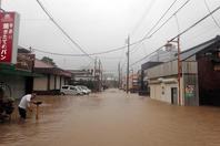 日本台风灾区再迎破纪录降雨