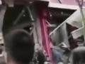 浙江丽水一临街店铺闪燃后玻璃碎块四散 致一人受伤多车受损