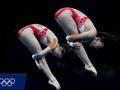 回顾女子双人10米跳台中国组合夺冠 每跳都接近完美