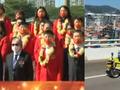 帅!马龙等29名内地奥运健儿访港 香港阿sir骑摩托保驾护航