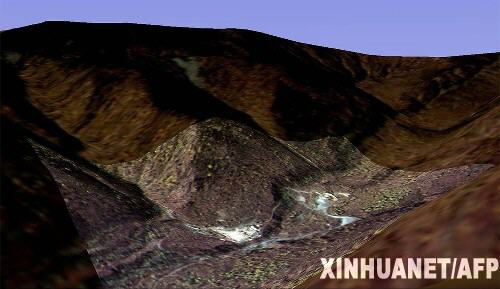 这是2006年10月16日拍摄的朝鲜咸镜北道吉州的一个核试验可能地点。