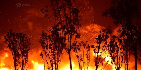 二次爆炸相当于21吨TNT当量炸药