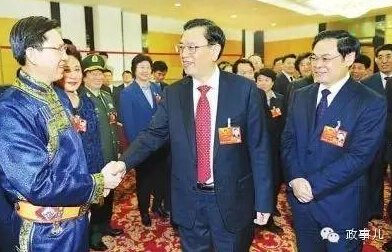 2012年全国两会张德江看望吉林代表团