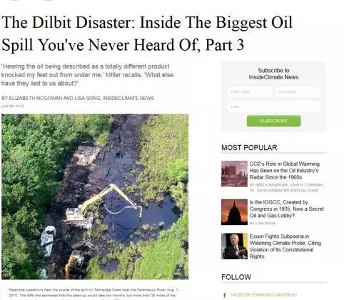 　　这是美国历史上代价最昂贵的陆上原油泄漏事故，而且，这个事故几乎没有引起媒体的注意，因而公众也对它知之甚少