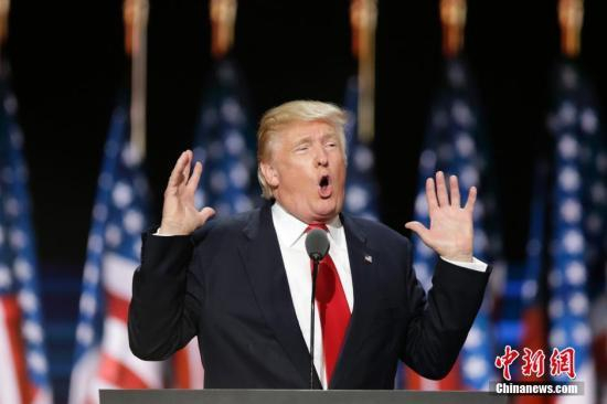 资料图：特朗普。