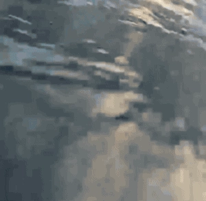 Mike Stewart在直播第一视角的冲浪过程