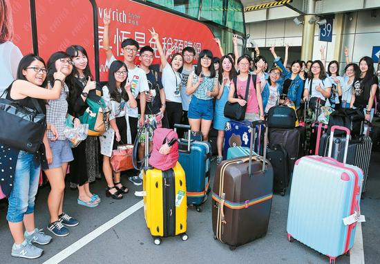 在台陆生（资料图，来自台湾“联合报”）