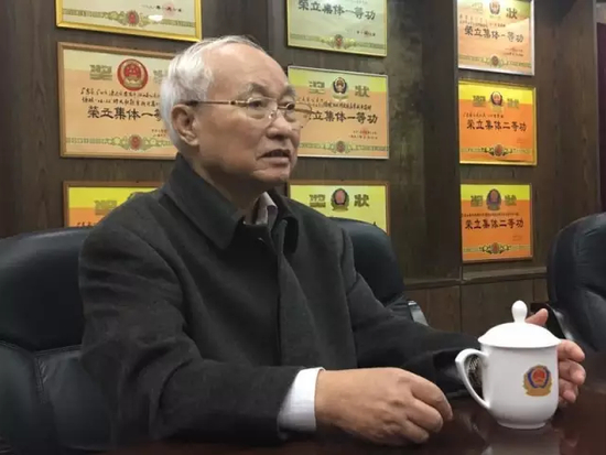 广东省公安厅原副厅长朱明健。张子俊 摄