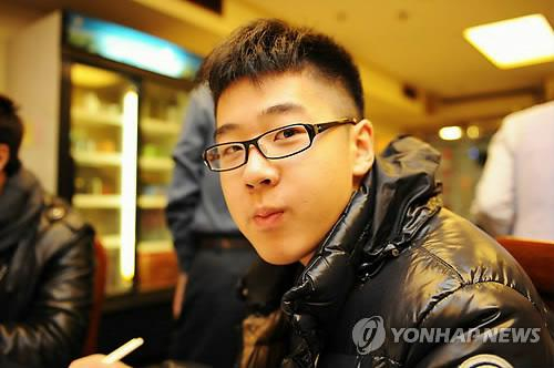 金韩松此前登在脸书的照片（韩联社）