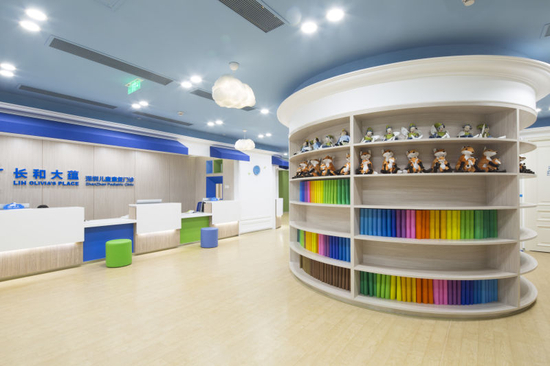 儿童门诊部内景。