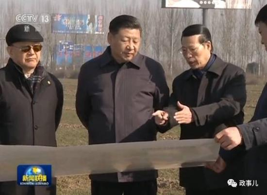 习近平在安新县进行实地考察