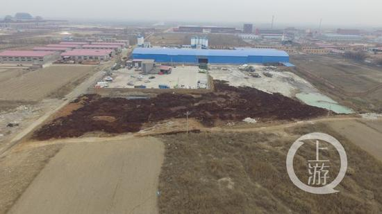 廊坊市市八方工业园西侧污水渗坑