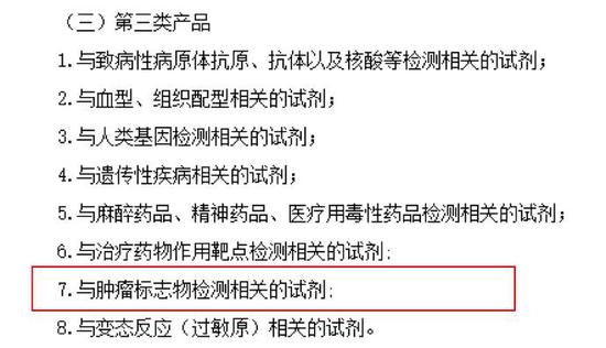 ►体外诊断试剂注册管理办法，图片截自CFDA网站
